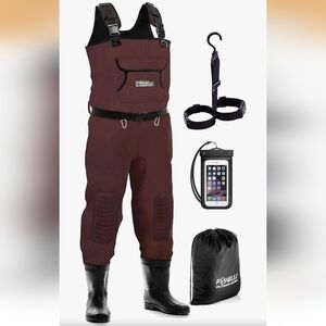 Foxelli Chest Waders, Waterproof 4mm Neoprene Hunting & Fishing for Men & Women